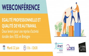 Deux webinaires pour la qualité de l'emploi dans l'ESS en juin Deux webinaires pour la qualité de l'emploi dans l'ESS en juin
